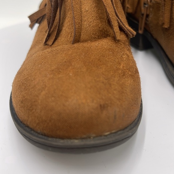 Paris Blues Brown Suede Boots – Kids Size 10 - Picture 11 of 13